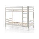 Бяло двуетажно детско легло 90x200 cm Pino – Vipack