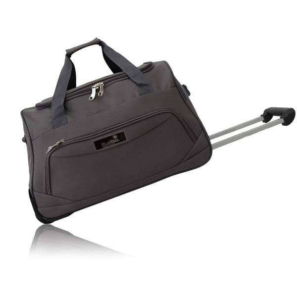 Šedá cestovní taška na kolečkách Blue Star Genes, 45 l-image-1