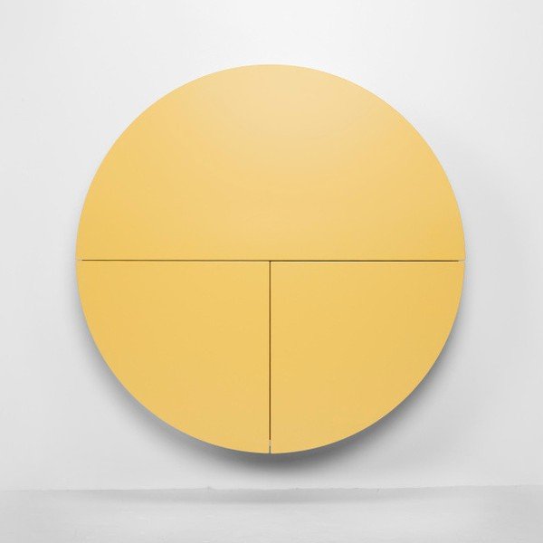 Žlutočerný multifunkční nástěnný stůl EMKO Pill-image-4