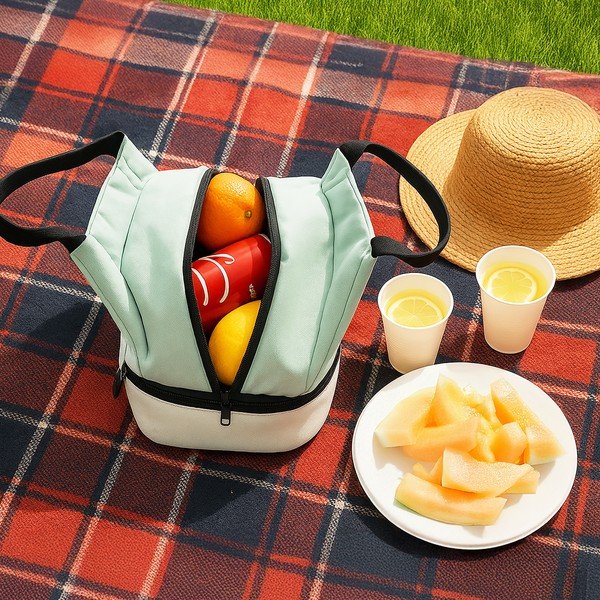 Охлаждаща чанта в цвят мента 7 l Termo – Orion-image-1