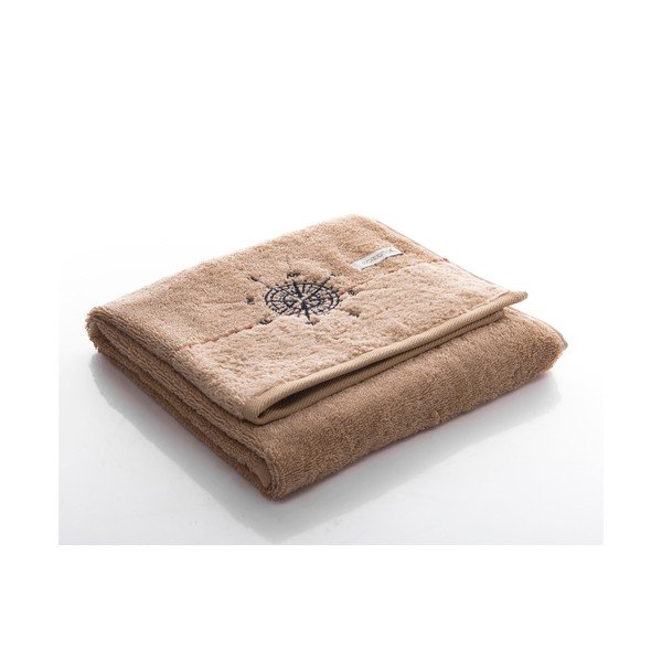 Osuška Compass Beige, 90x50 cm
