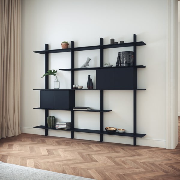 Черен компонент с врата 68x36 cm Bridge - Tenzo-image-3