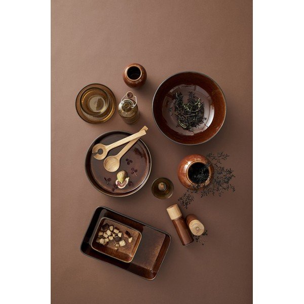 Керамичен комплект мелнички за сол и пипер 2 бр. в кехлибарен цвят Gastro Amber – Bitz-image-1