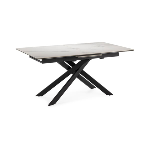 Сгъваема трапезна маса с керамичен плот с допълнителна плоча 89,5x160 cm Belma – Marckeric-image-3