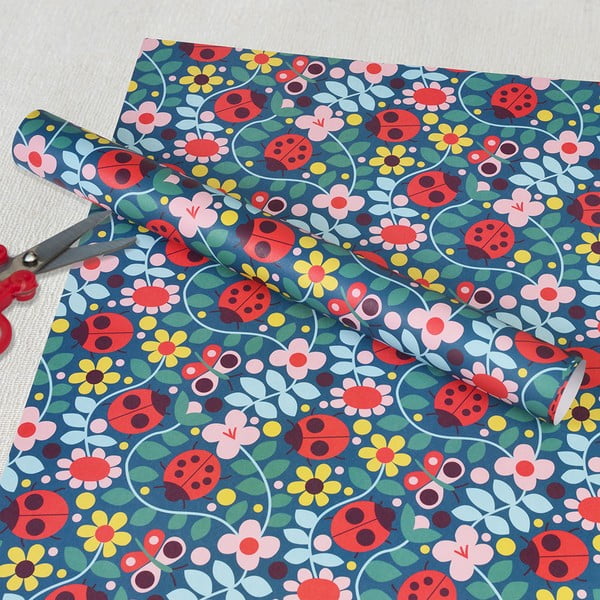 Опаковъчни хартии в комплект от 5 бр. Ladybird – Rex London-image-1