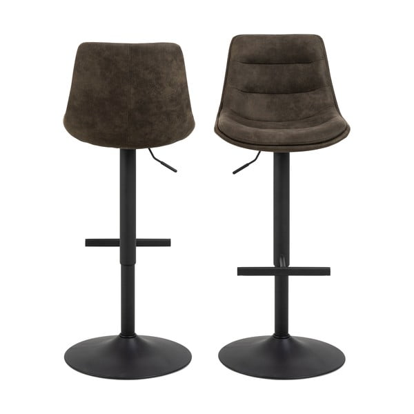 Тъмнозелен бар стол с регулируема височина (височина на седалката 86 cm) Adisa – Actona-image-4