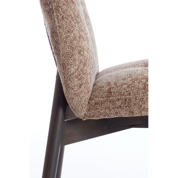 Кафяви тапицирани трапезни столове в комплект 2 бр. Sinosa – Light & Living-image-4