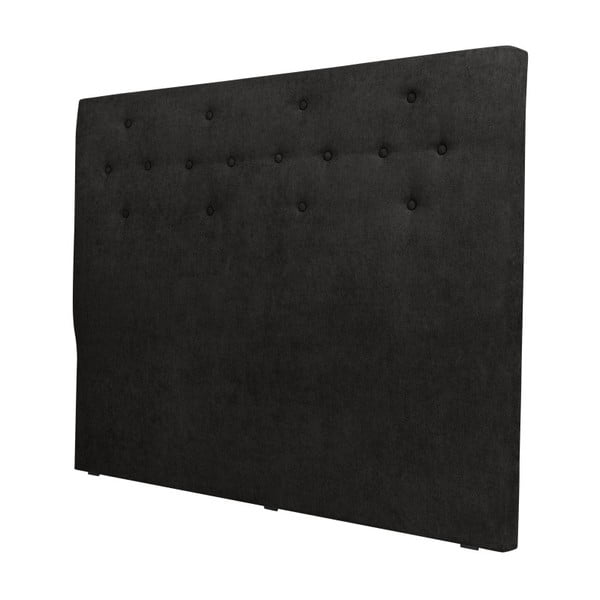 Černé čelo postele Cosmopolitan design Barcelona, šířka 162 cm