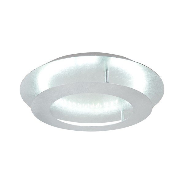 LED лампа за таван в сребристо с метален абажур 50x50 cm Merle – Candellux Lighting