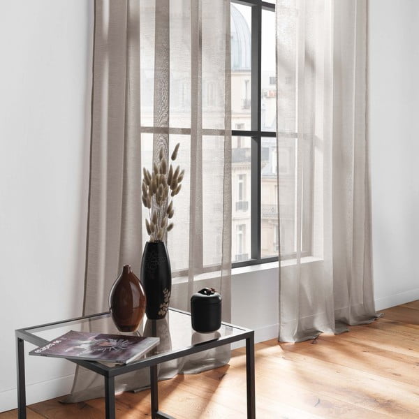 Кафява завеса 140x240 cm Lissea – douceur d'intérieur-image-3