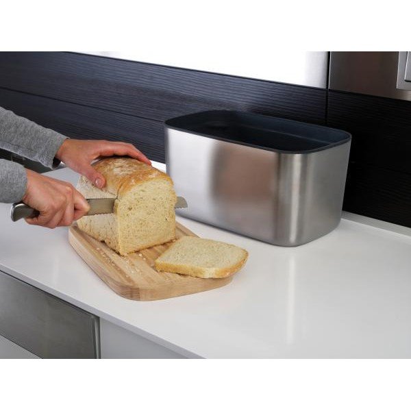 Nádoba na chléb s prkénkem Bread Bin, fialová-image-3
