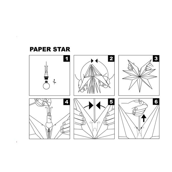 Блестяща звезда Solvalla White, 100 cm - Markslöjd-image-1