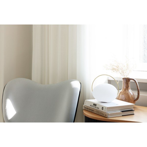 Бяла LED затъмняваща се настолна лампа (височина 19 cm) Orbit – UMAGE-image-3