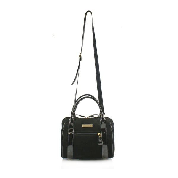 Kožená kabelka Boscollo Black 3349-image-1