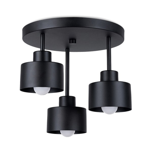 Черна лампа за таван ø 12 cm Alastro - Nice Lamps