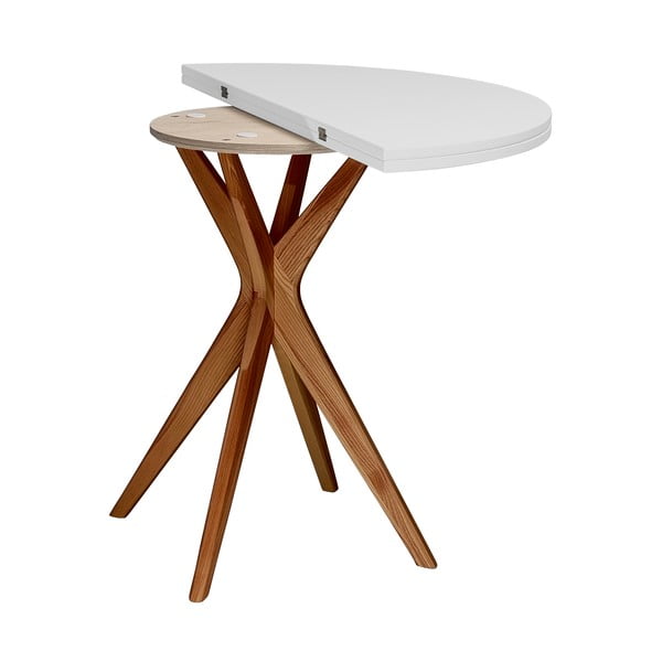 Кръгла сгъваема трапезна маса 45x90 cm Jubi – Ragaba-image-3