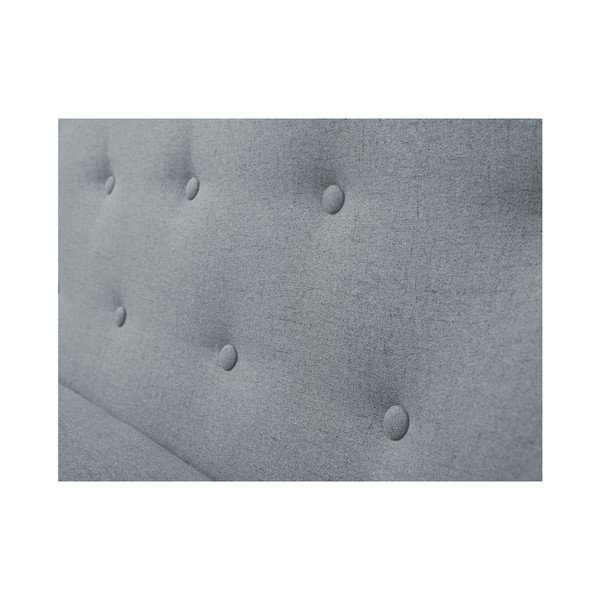 Světle modrá dvoumístná pohovka s hnědými nohami Mazzini Sofas Piemont-image-4