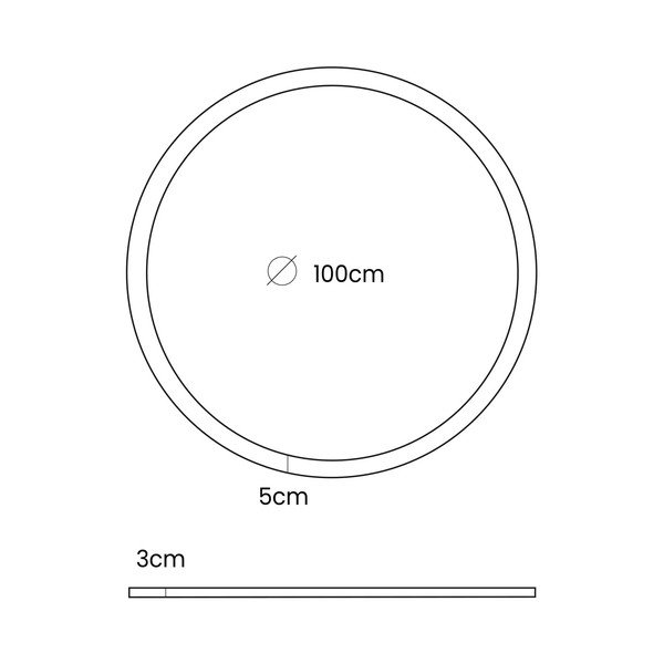 Розово детско килимче за игра ø 100 cm – Meowbaby-image-1
