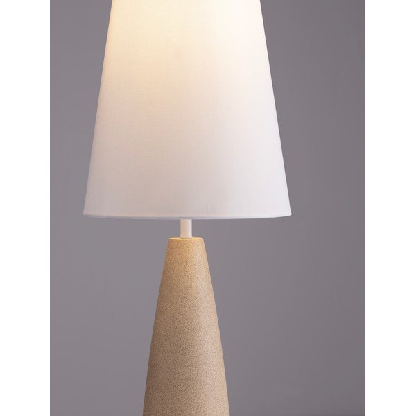 Бяла/кремава подова лампа (височина 130 cm) Mizu – Nova Luce-image-1