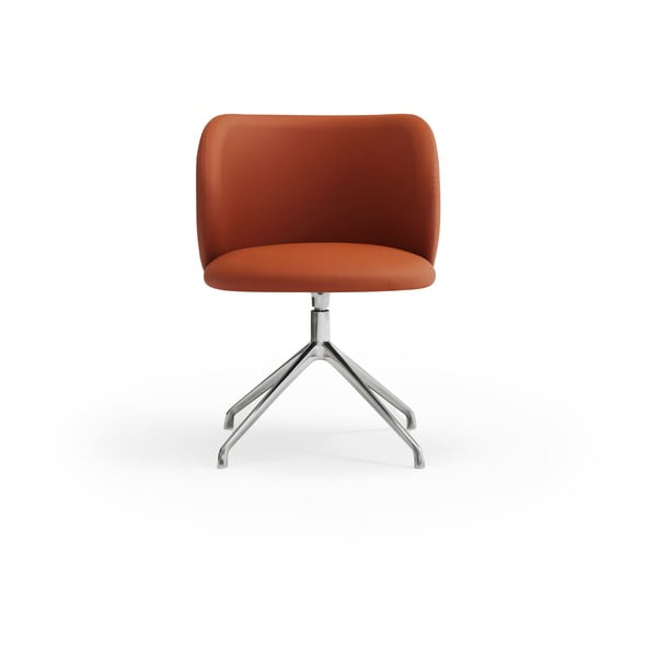 Оранжев тапициран трапезен стол Mogi – Teulat-image-2