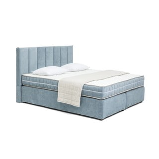 Синьо  боксспринг легло 160x200 cm Olia Bold Line – Bonami Selection