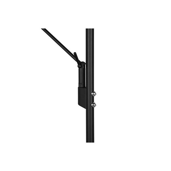 Матово черно LED затъмняваща се подова лампа (височина 180 cm) Brantford – Trio-image-3