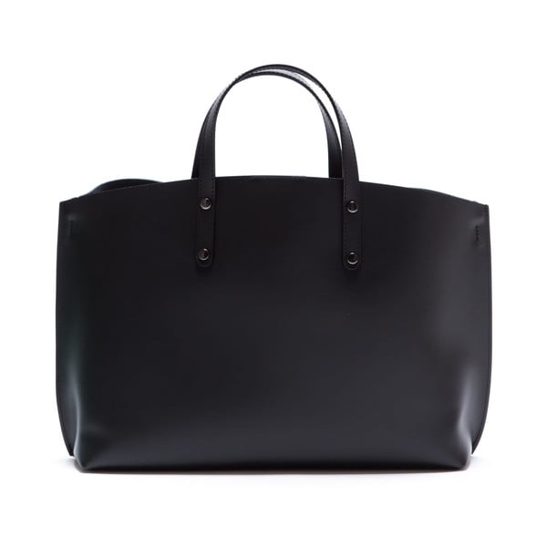 Černá kožená kabelka Luisa Vannini 3034-image-1