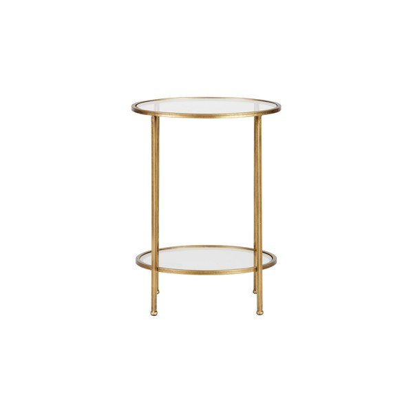 Месингова странична масичка в бронз , ⌀ 45,5 cm Goddess - BePureHome-image-2