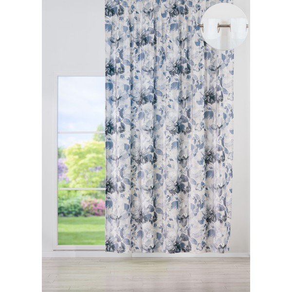 Бяло-сива   завеса 140x260 cm Nirvana - Mendola Fabrics-image-1