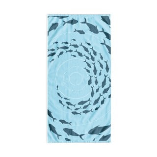 Синя плажна кърпа 90x180 cm Shoal - DecoKing