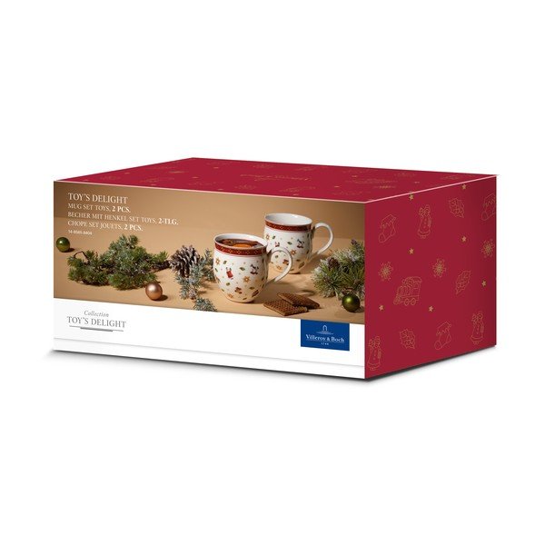 Бели чаши в комплект 2 бр. с коледни мотиви – Villeroy&Boch-image-1