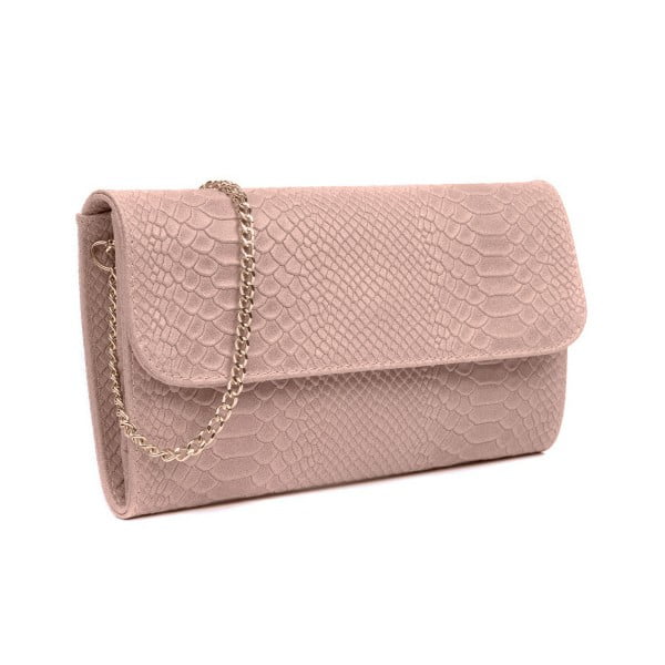 Розова кожена чанта Moana - Isabella Rhea