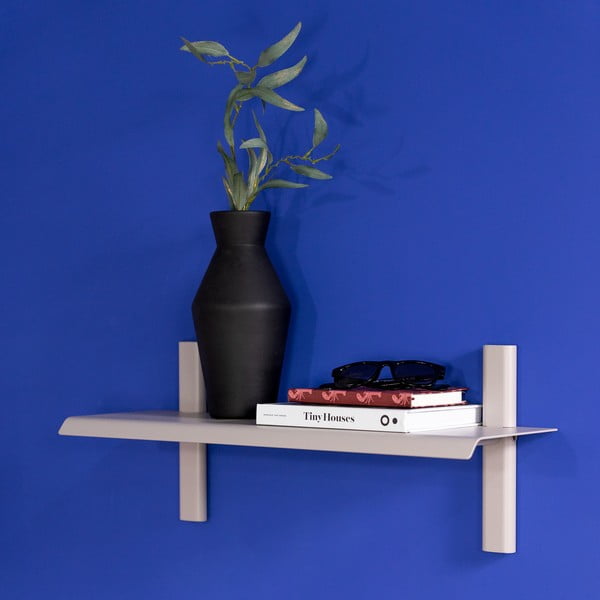 Кафяво-сив метален стенен рафт 60 cm Hola – Spinder Design-image-1