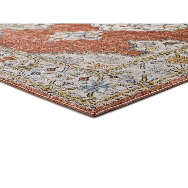 Оранжев/бежов килим 155x230 cm Truva – Universal-image-2