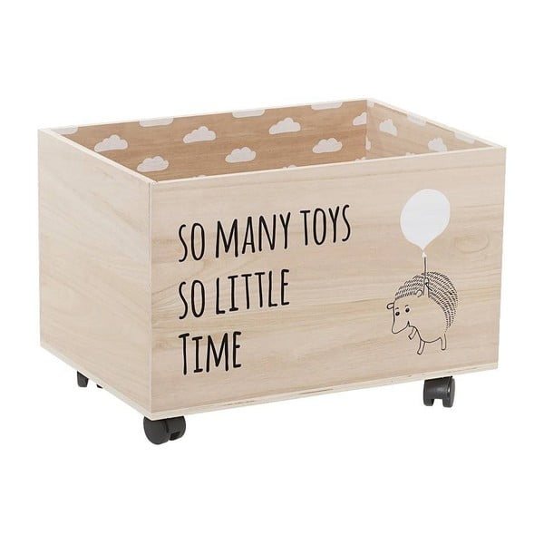 Кутия за съхранение на играчки на колела, изработена от дърво paulownia Кутия за съхранение - Bloomingville