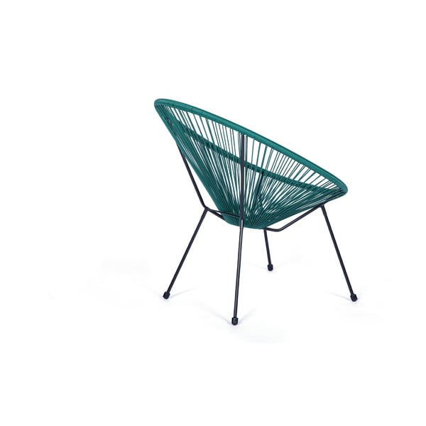 Зелен градински фотьойл от изкуствен ратан Avocado - Bonami Selection-image-3