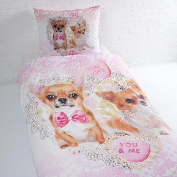 Памучно детско спално бельо за единично легло Vicky, 140 x 200 cm - Ekkelboom