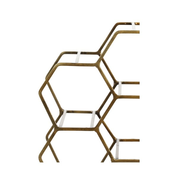 Метална стойка за вино в бронз за 12 бутилки Salbris - Light & Living-image-4