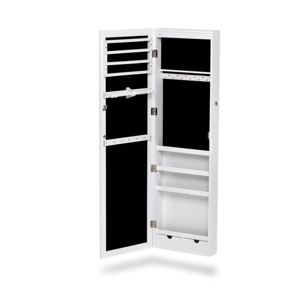 Бяла висяща кутия за бижута с огледало Bien - Bonami Essentials-image-1