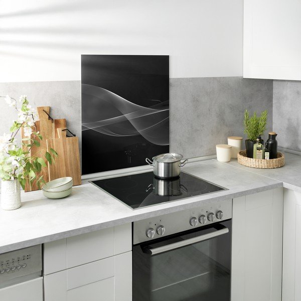 Стенно покритие за печка от закалено стъкло 70x60 cm Smoke – Wenko-image-1