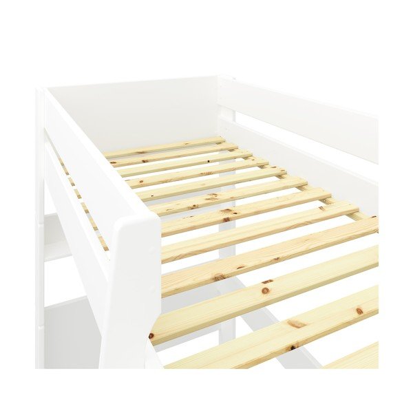 Бяло повдигнато детско легло 90x200 cm Steens for Kids - Tvilum-image-3