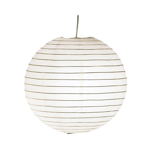 Бял абажур ø 40 cm Paper – Trio