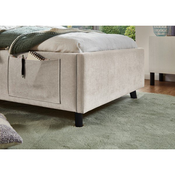 Бежово детско легло 90x200 cm без ламелно дъно Cosy – Meise Möbel-image-3