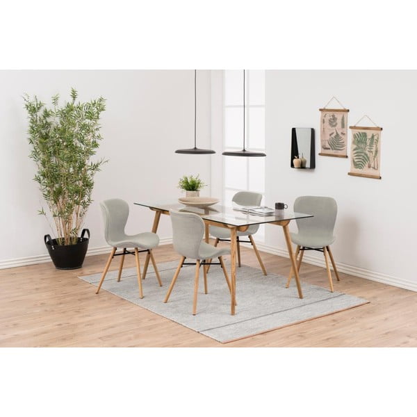 Комплект от 2 бежови трапезни стола Batilda - Actona-image-2