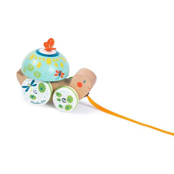 Играчка за дърпане Turtle - Moulin Roty