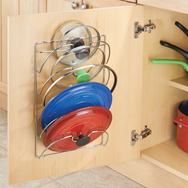 Стенна стоманена поставка за капаци Classico – iDesign-image-4