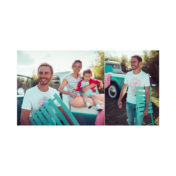 Sada 2 světle béžových skládacích zahradních židlí Fermob Bistro-image-3