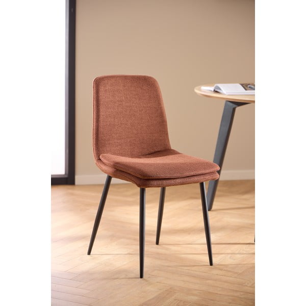 Теракотен трапезен стол Becca – Actona-image-1