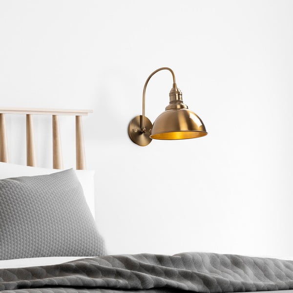 Стенна лампа в бронзов цвят ø 21 cm Varzan – Opviq lights-image-1