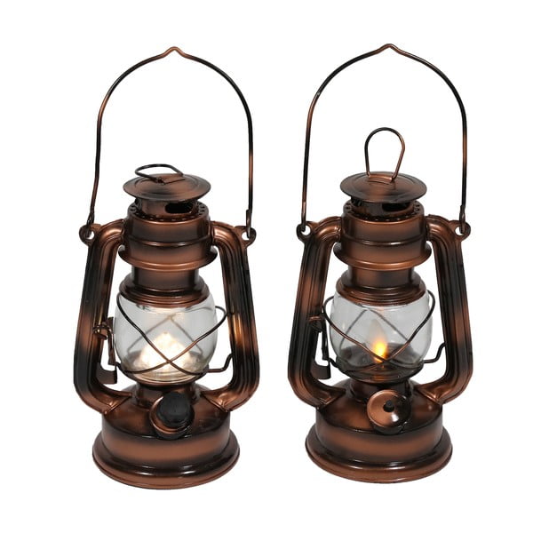 LED фенер бронзов (височина 19 cm) – Hilight-image-2